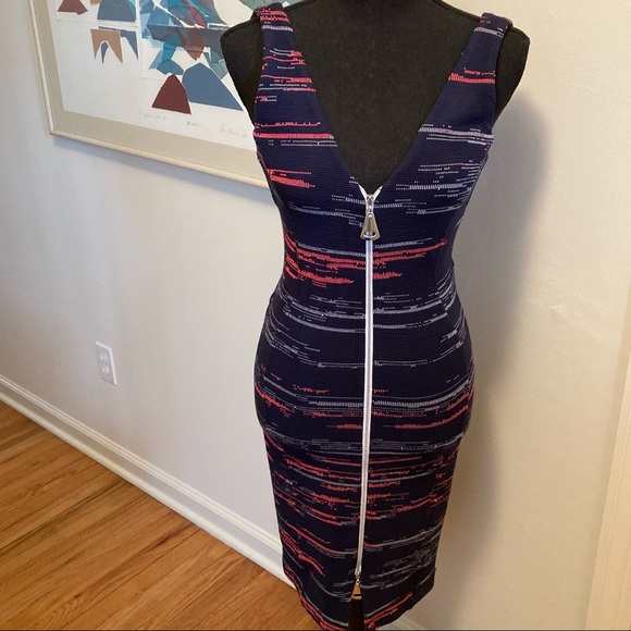 Amanda Uprichard Kindra Ponte Body-con Dress Size S - Picture 1 of 7